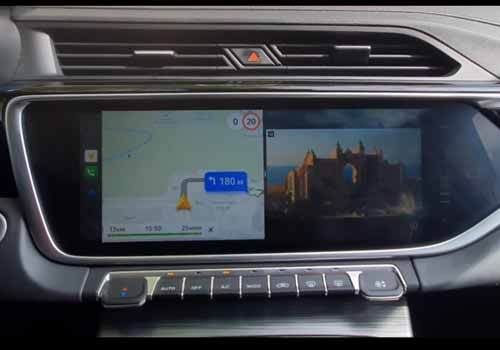 Видеообзор навигации на android через CarPlay для Geely Atlas Pro