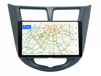 Магнитола Hyundai Solaris 2010—2017 экран 9 дюймов на Андроид NaviPilot DROID10 ULTRA 2K device