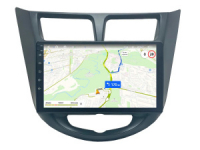 Магнитола Hyundai Solaris 2010—2017 экран 9 дюймов на Андроид NaviPilot DROID10M device